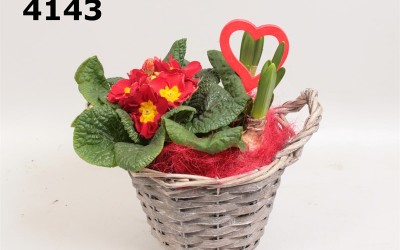 Корзинка валентинка